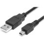 Cablu USB A 2.0 tata, incarcare/date - mufa mini USB tata, 1m