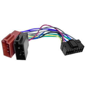 Cablu conector auto cu mufa ISO, JVC 16 pini - model 1