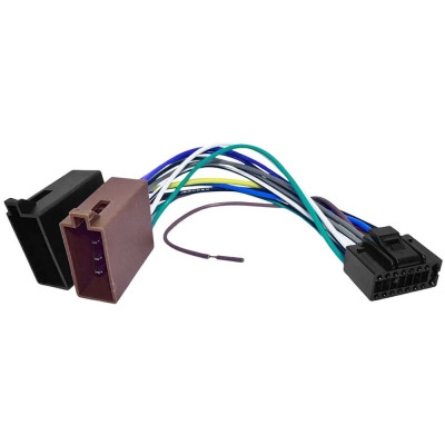 Cablu conector auto cu mufa ISO, Kenwood 16 pini