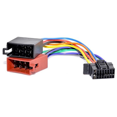 Cablu conector auto cu mufa ISO, SONY, 16 Pin, 20 cm, Multicolor - WX-GT90BT - model 2