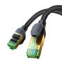 Cablu de retea Ethernet, UTP, Gigabit, 40Gbps, CAT 8, RJ45, tata - RJ45, tata, 1,5m, impletit, Baseus - B0013320C111-02