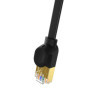 Cablu de retea Ethernet, UTP, Gigabit, 10Gbps, CAT 7, RJ45, tata - RJ45, tata, 3m, Baseus Flat - B00133207111-03