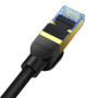 Cablu de retea Ethernet, UTP, Gigabit, 10Gbps, CAT 7, RJ45, tata - RJ45, tata, 2m, impletit, Baseus - B0013320B111-03