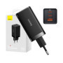 Incarcator retea Baseus, GaN5 Pro, 65W, 2x USB-C, 1x USB + cablu USB-C la USB-C, 1m, inclus - CCGP120201