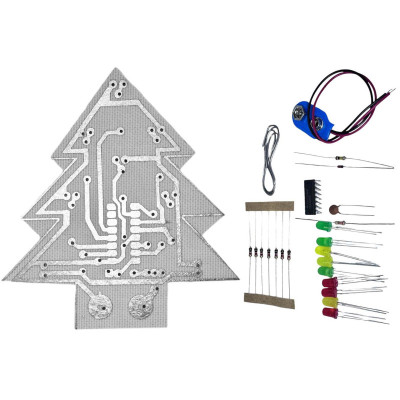 DIY Kit, set de jucarii educativ, bradut electronic cu MMC4060, varsta 8+