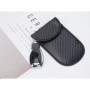 Set 2 Huse cheie auto, RFID blocker, protectie antifurt, carbon, negru