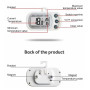 Termometru pentru frigider, interval -20 +50°C, cu inregistrare valori minime/maxime, alb