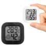 Mini termometru si higrometru de camera, pentru masura temperatura si a umiditatea, negru