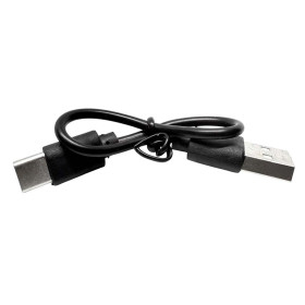 Mini cablu de incarcare, USB - Type-C, 18cm, negru