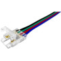 Cablu conectori, 4 pini, mama, compatibil banda LED COB, RGB - 12cm
