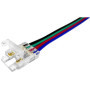 Cablu conectori, 4 pini, mama, compatibil banda LED COB, RGB - 12cm