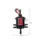 Pompa electrica universala de combustibil, 12V/1,5A, debit 80 -120 l/h, presiune joasa 0.32- 0.45 MPa - Xtrobb 21460