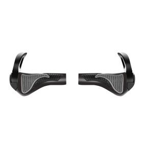 Set manere bicicleta, design ergonomic, anti alunecare, potrivit pentru biciclete de munte si sosea, negru