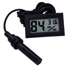 Termometru, higrometru digital incastrabil, afisaj LCD, senzor extern, -50 °C...+70 °C / 10% - 99% RH