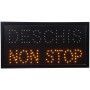 Panou Reclama Afisaj Luminos Led DESCHIS NON STOP - 2