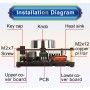 Kit modul amplificator 2 x 50W, ZK-502H, 9-24V/3A, Hifi Bluetooth 5.0, USB - 3