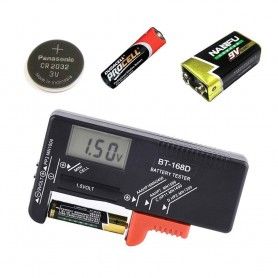 Tester pentru baterii digital BT-168D intre 1.5 si 9V - 5