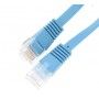 Cablu retea UTP plat, CAT 6 , albastru, mufat 2 x RJ45 - 3