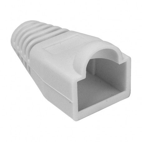 Set 50 protectori pentru mufe RJ45 UTP, alb - 1