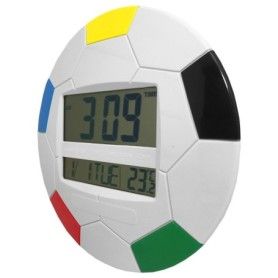 Ceas electronic in forma de minge cu alarma, termometru, afisaj LCD