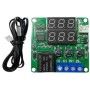 Controler de temperatura dublu, pentru automatizari - 12V DC, kit