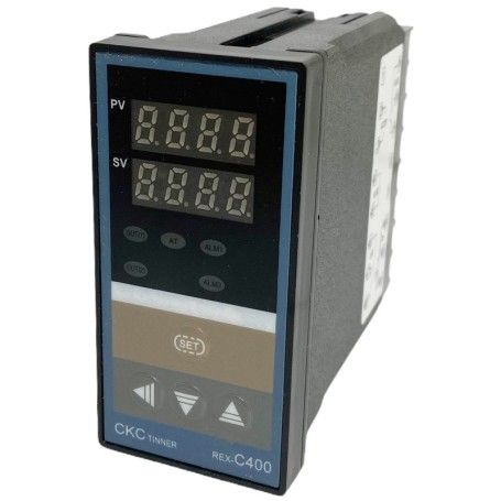 Controler de temperatura, dublu, pentru automatizari, 0-400C, 220V/10A - REX-C400