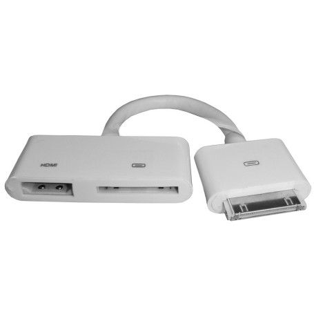 Convertor/adaptor, compatibil iPad3, tata - HDMI, mama, compatibil iPad/iPhone - 13cm