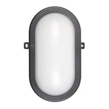 Corp de iluminat oval cu LED, aplicabil, pentru exterior, 220V/12W - lumina alb/neutru - 407-512