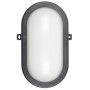 Corp de iluminat oval cu LED, aplicabil, pentru exterior, 220V/12W - lumina alb/neutru - 407-512