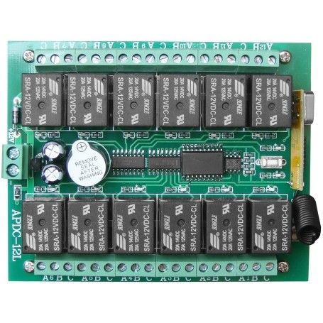 Modul/kit, receptor, 433MHz, automatizari, 12 canale