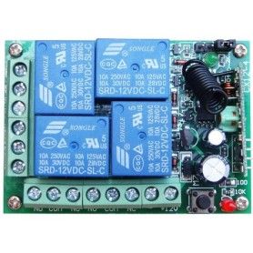 Modul/kit, receptor, 433MHz, automatizari, 4 canale