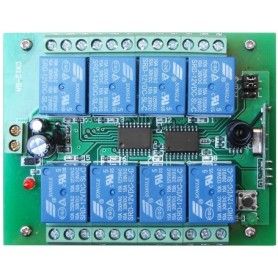 Modul/kit, receptor, 433MHz, automatizari, 8 canale, APDC-8L