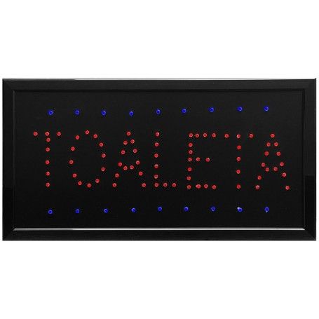 Panou Reclama Afisaj Luminos LED TOALETA