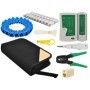 Set trusa de instrumente de retea LAN, tester cabluri, mufe, cleste, instrument sertizare RJ45 / RJ11