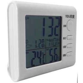 Termometru, ceas, higrometru, cu afisaj LCD, Yidu - 1