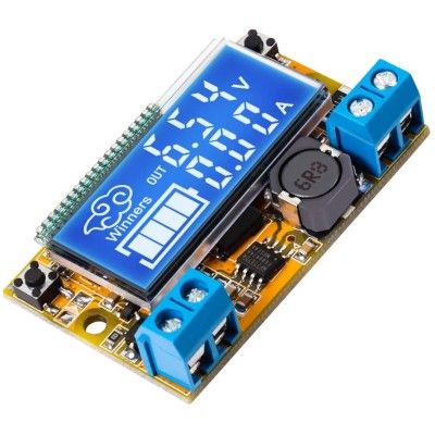 Modul DC-DC, sursa reglabila, 5-23V/3A, afisaj LCD