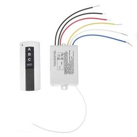 Kit: telecomanda + receptor, pentru automatizari, 3 canale, 220V