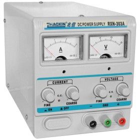 Sursa de laborator, simpla, afisaj analog, 0-30V - 0-3A - RXN-303A