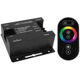 Controler RGB, telecomanda RF, pentru benzi cu LED-uri RGB, 12V/6A