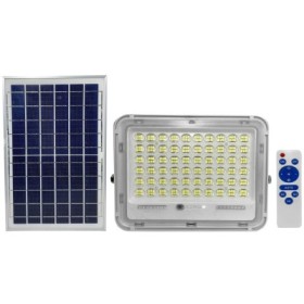 Reflector, celule solare, 252 LED-uri, SMD, 60W, telecomanda, acumulator incorporat