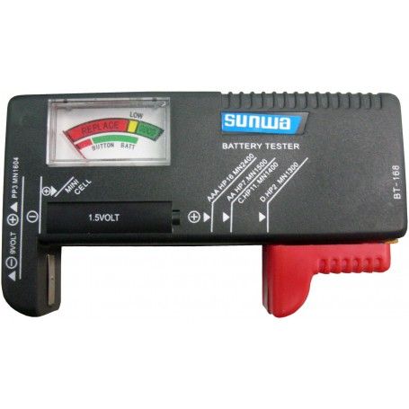 Mini tester pentru baterii - BT-168 - 1