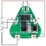 Modul protectie la incarcare 3x acumulatorI 18650, BMS li-ion, 12,6V/12A