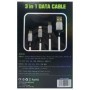 Cablu de date/incarcare, 3 in 1, USB - iPhone Lightning/Type-C/Micro USB maxim 2,4A - 1,2m - A27