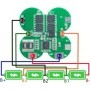 Modul protectie la incarcare 4x acumulatorI 18650, BMS li-ion, 16,8V/12A