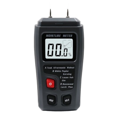 Tester, detector portabil pentru umiditate lemn, LCD, Negru