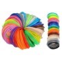 Set 30 role x 5m filamente PLA pentru creion 3D, diverse culori, 150m lungime totala