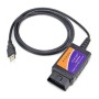 Interfata diagnoza auto, OBD2 pe USB, cu Cip ELM V1.5 - KB3A
