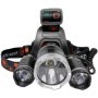 Lanterna, fixare pe cap, 3 LED-uri T6+COB, (HIGH POWER), 5000LM, 2x18650